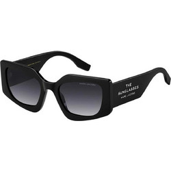 Marc Jacobs MARC774S 8079O Γυναικεία Γυαλιά Ηλίου Πολυγωνικά Κοκάλινα Μαύρα με Μαύρο Degradee Φακό