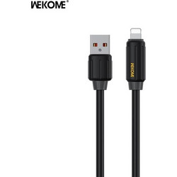 WK WDC-27i USB-A to Lightning Cable 12W 1m Black 6941027648919