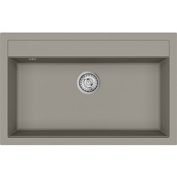 Helika Quadro SQQ103-220W Τσιμέντο Ένθετος Νεροχύτης Γρανίτη