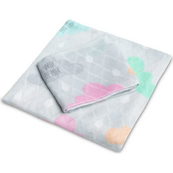 Sensillo Drop Of Milk Πάνες Αγκαλιάς Γκρι 75x75cm 2τμχ