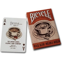 Bicycle House Blend Τράπουλα Πλαστικοποιημένη Καφέ 1038264