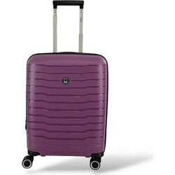 Rain RB80134C Βαλίτσα Καμπίνας 55x40x20cm με 4 Ρόδες Μωβ