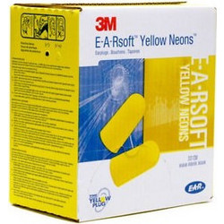 3M E-A-R Soft Ωτοασπίδες Αφρού 2τμχ Κίτρινες