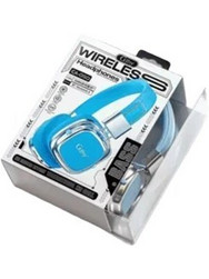 Gjby CA-050 Ασύρματα Bluetooth Ακουστικά Sports On Ear Μπλε