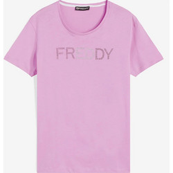 Freddy Γυναικείο Αθλητικό T-Shirt Ροζ S4WCXT1-L30-L