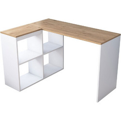 Hanah Home Γωνιακό Γραφείο Ξύλινο με Βιβλιοθήκη 893RAN2708