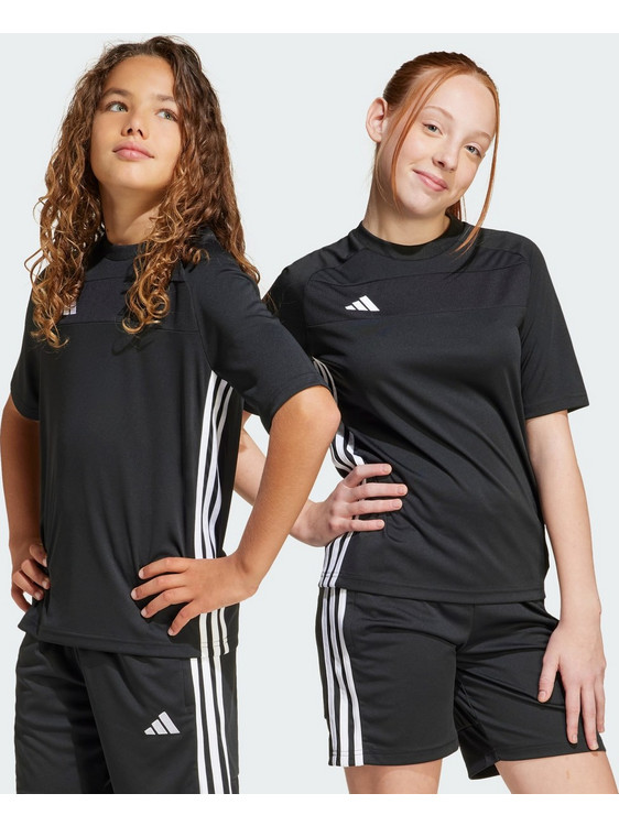 Adidas Tiro 25 Παιδικό T-Shirt Κοντομάνικο Μαύρο Λευκό JD0585