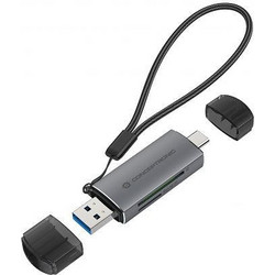 Conceptronic BIAN05G Card Reader OTG USB-C & USB-A 3.2 Gen 1 για SD / microSD