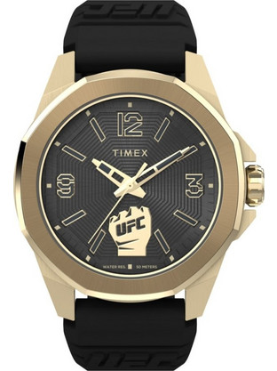 Timex Ανδρικό Ρολόι με Μαύρο Καουτσούκ Λουράκι TW2W73600