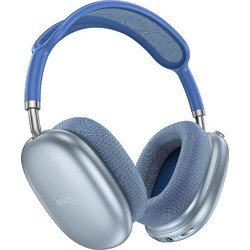 Hoco W55 Ασύρματα Bluetooth Ακουστικά Over Ear Μπλε