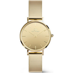 Daniel Wellington Petite Reflection Γυναικείο Ρολόι με Χρυσό Μεταλλικό Μπρασελέ DW00100797