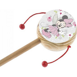 Parisis Μπομπονιέρα Βάπτισης Τυμπανάκι Minnie Mouse Νεράιδα από Ξύλο