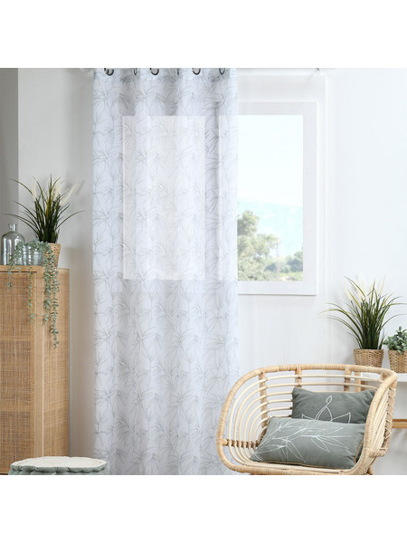 Spitishop Κουρτίνα Παραθύρου Floral με Τρουκς 140x260 Asana R6C797001VL Sauge