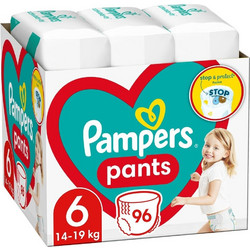 Pampers Pants Πάνες Βρακάκι No6 14-19kg 96τμχ