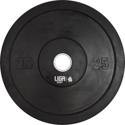 Ligasport Δίσκος Ολυμπιακού Τύπου Bumper 25kg Φ50mm