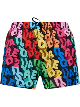 Dsquared2 Ανδρικό Μαγιό Σορτς με Σχέδια Πολύχρωμο D7B646100-998