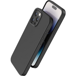 Hoco Pure Series Silicone Magnetic Back Cover Black (iPhone 15 Pro)