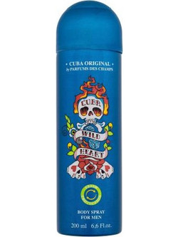 Cuba Wild Heart Ανδρικό Αποσμητικό Spray 24h 200ml