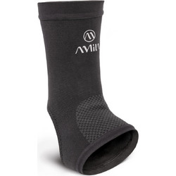 Amila Ankle Sleeve Αθλητική Επιστραγαλίδα Ελαστική Μαύρη