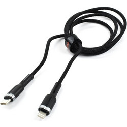 Moxom MX-CB116 Braided USB-C to Lightning Cable 30W 1m Black GZ-19686