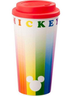 Disney Ποτήρι Rainbow Mickey Mouse 400ml FKDI06403