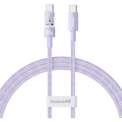Baseus Gem Braided USB-C to USB-C 100W 1m Purple P10373000511-00
