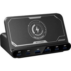 Blitzwolf BW-S27 Βάση Φόρτισης με 2 Θύρες USB-A & 4 Θύρες USB-C 160W Power Delivery