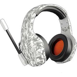 Meetion BTH014 Ασύρματο Gaming Headset Over Ear Snow White