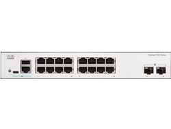Cisco C1300-16P-2G Managed L2 Switch με 16 Θύρες Ethernet 1000Mbps και 2 SFP θύρες