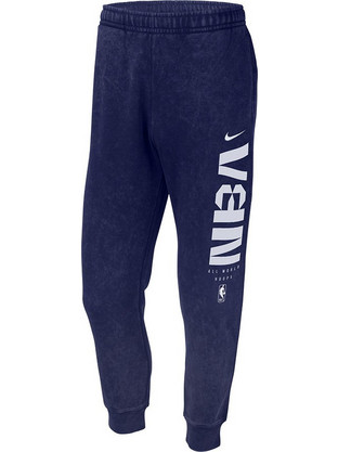 Nike NBA Boston Celtics Ανδρικό Παντελόνι Φόρμας με Λάστιχο Navy Μπλε FZ7790-011