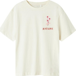 Name It Παιδικό T-Shirt Κοντομάνικο Μπεζ 13237896