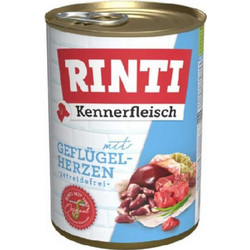 Rinti Kennerfleisch Adult with Poultry Hearts 400gr