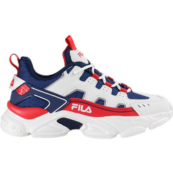 Fila Memory Spinel 3 Παιδικά Sneakers Λευκά Navy Μπλε Κόκκινα 3YF51022-214