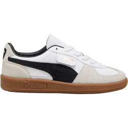 Puma Palermo Παιδικά Sneakers Λευκά Μπεζ Καφέ 397275-01