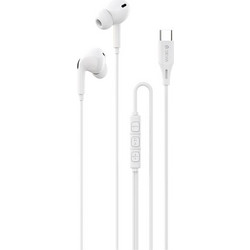 Devia Kintone A2 Handsfree In-Ear USB-C White