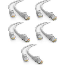 Powertech U/UTP Cat.6 Καλώδιο Δικτύου Ethernet 0.25m Grey 5τμχ CAB-N413-5