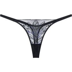 Triumph Crazy Stupid Love Γυναικείο Sexy String με Δαντέλα Μαύρο 10222353-0004