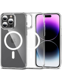 Tech-Protect FlexAir Hybrid MagSafe Back Cover Transparent (iPhone 15 Pro)