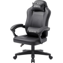 Defender Master Καρέκλα Gaming Δερματίνης Μαύρη 64472