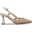 Envie Shoes Γόβες Slingback Δερμάτινες με Λεπτό Ψηλό Τακούνι Μπεζ E02-21761-36