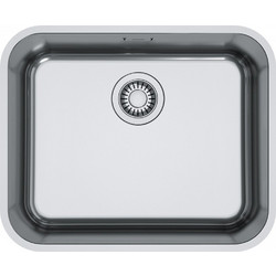 Franke Smart SRX 110-50 Υποκαθήμενος Νεροχύτης Inox Σατινέ 54.1x44.1cm