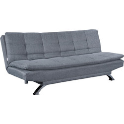 PoliHome Luca Τριθέσιος Καναπές Κρεβάτι Γκρι 187x80x86cm 162783279