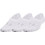 Under Armour Breathe Lite Ultra Γυναικείες Κάλτσες Κοντές Λευκές 3Pack 1370075-100