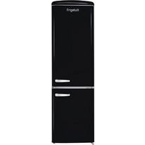 Frigelux CB255RNA Retro Ψυγειοκαταψύκτης 244lt No Frost Υ181xΠ55xΒ57.5cm Μαύρος