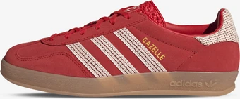 adidas gazelle silver green womens Adidas Gazelle Maroon Chalk White – Flower Kickz main image 1