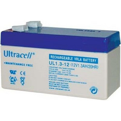 Ultracell UL1.3-12 Μπαταρία VRLA 12V 1.3Ah