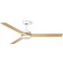Gruppe 52-13273FDC Ανεμιστήρας Οροφής 132cm 38W με Τηλεχειριστήριο Λευκός Καφέ
