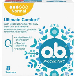 O.B. Pro Comfort Normal Ταμπόν για Κανονική Ροή 3 Σταγόνες 8τμχ