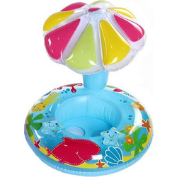 Βρεφικό Σωσίβιο Swimtrainer 98cm με Σκίαστρο Μπλε YG026
