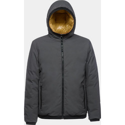 Geox Ανδρικό Μπουφάν Χειμωνιάτικο Bomber Ανθρακί M4629DTC189F1790